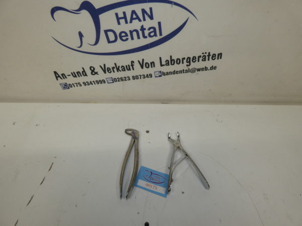 Zahnarzt Dental Milchzahnzange Extraktionszange 2 stk 00175
