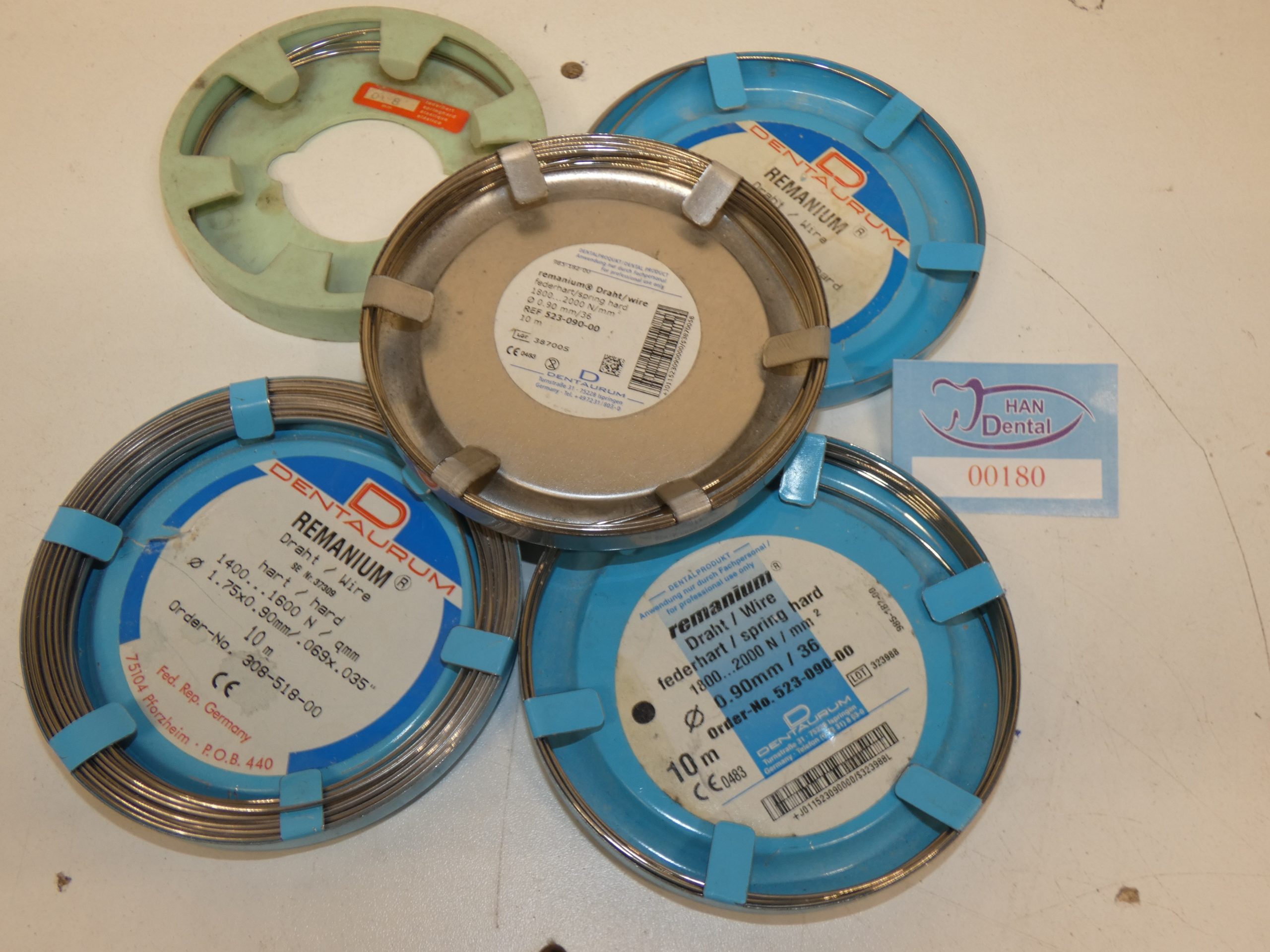 Dentaurum Draht diverse Drähte Dental Klammerdraht 00180