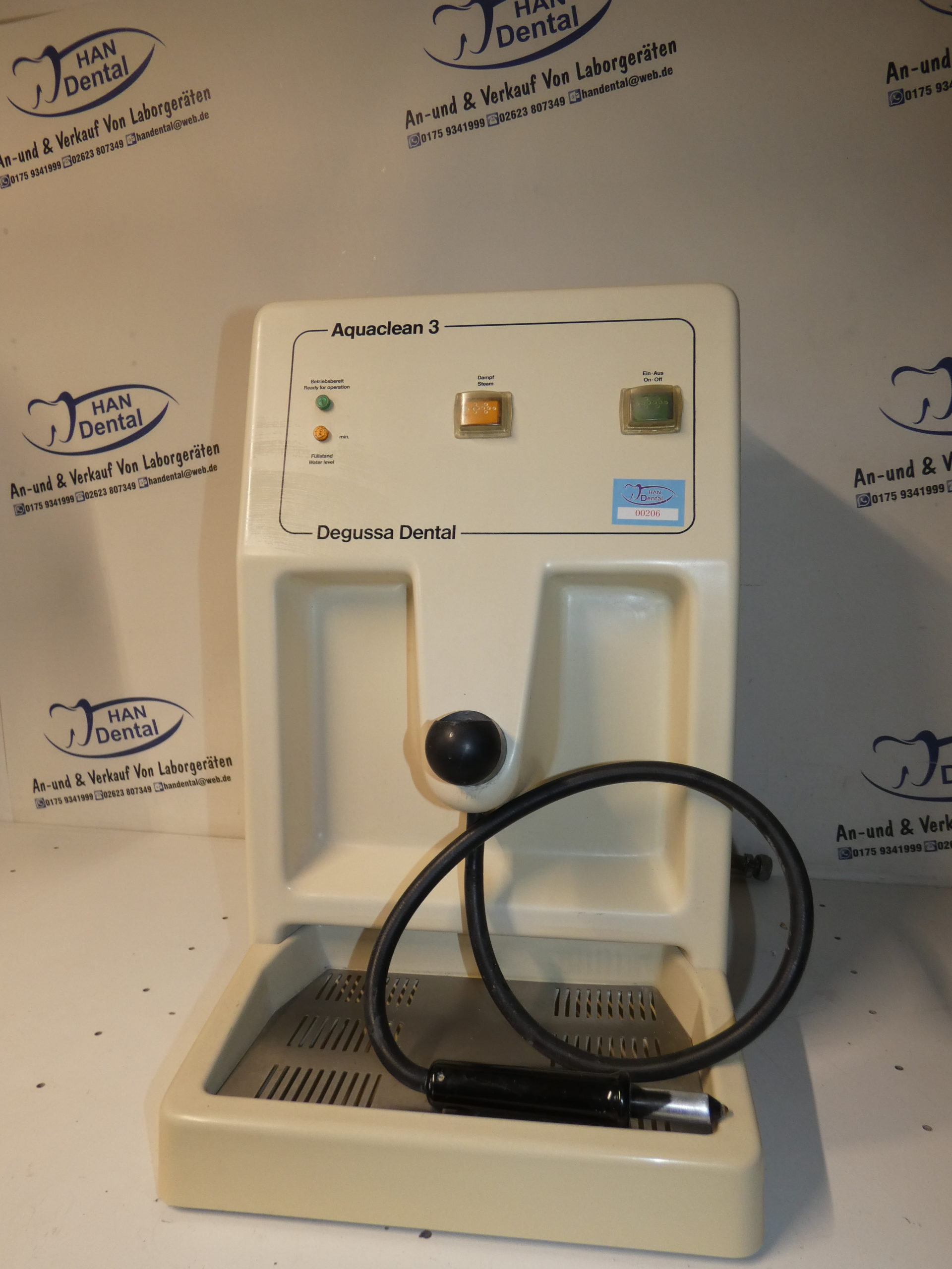 Degussa Dental Aquaclean Dampfstrahler Aquaclean 3 Dental 00206