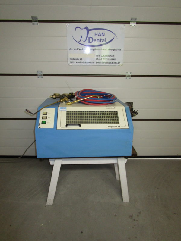 Degussa Motorcast Typ 2 Gussschleuder mit Gassparautomat 01416