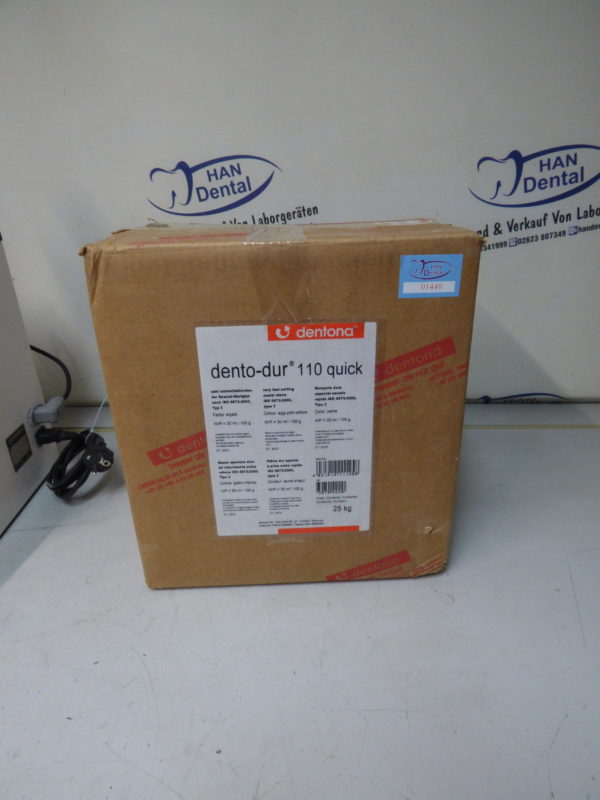 Dento-Dur 110 Quick Hartgips Dental Zahntechnik 01450