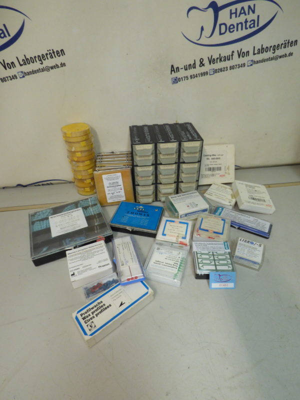 Wachszwischenglieder Wachs Dental Zahntechnik Restposten 01481