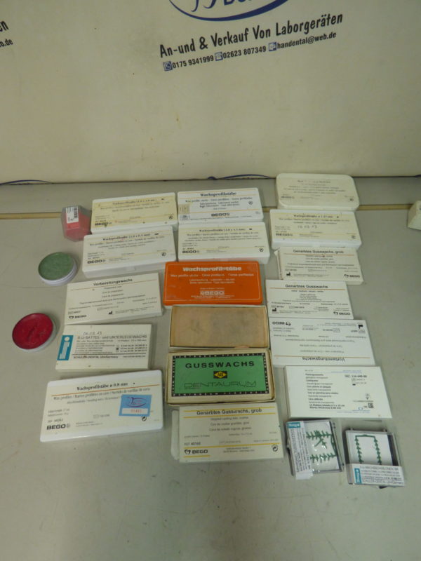 Wachsstäbe Wachs Dental restposten Zahntechnik 01485