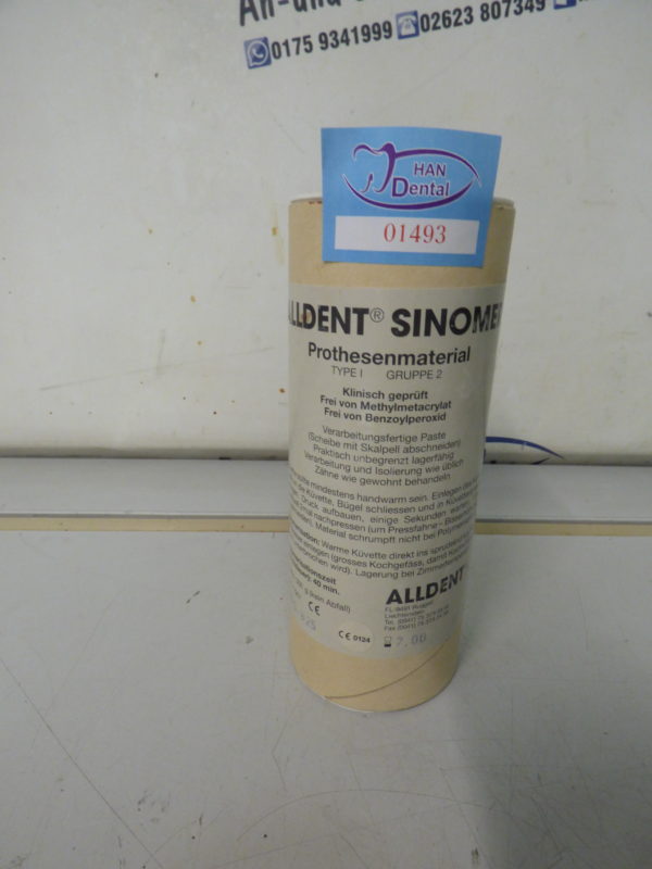 Alldent  Sinomer Prothesenmaterial Dental Zahntechnik NEU 01493