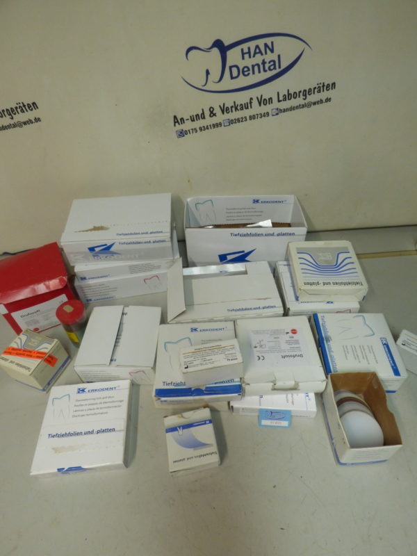 Tiefziehfolien diverse Restposten Dental Restposten 01495