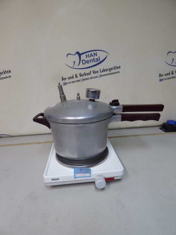 Drucktopf Leleux 5 Liter Polymerisationsgerät Dental Zahntechnik 01582