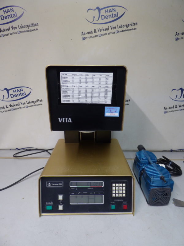 Vita Vacumat 200 mit Pumpe Keramikofen Dental Zahntechnik 01708
