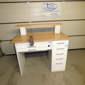 Einzelarbeitsplatz Labortisch Dental Zahntechnik für Freuding Absaugung Neu
