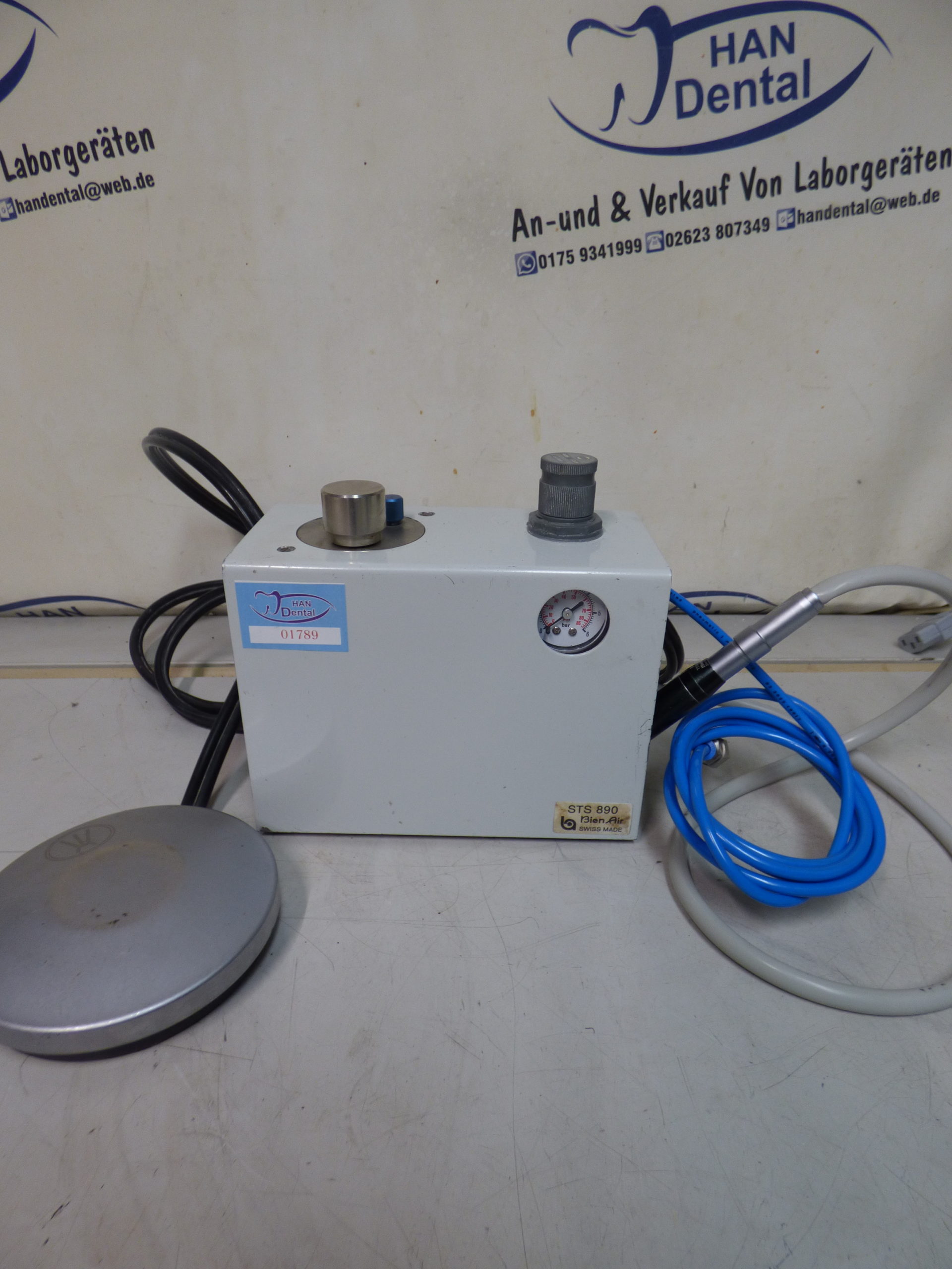 Bien Air STS 890 Luftturbiene Zahntechnik Dental 01789