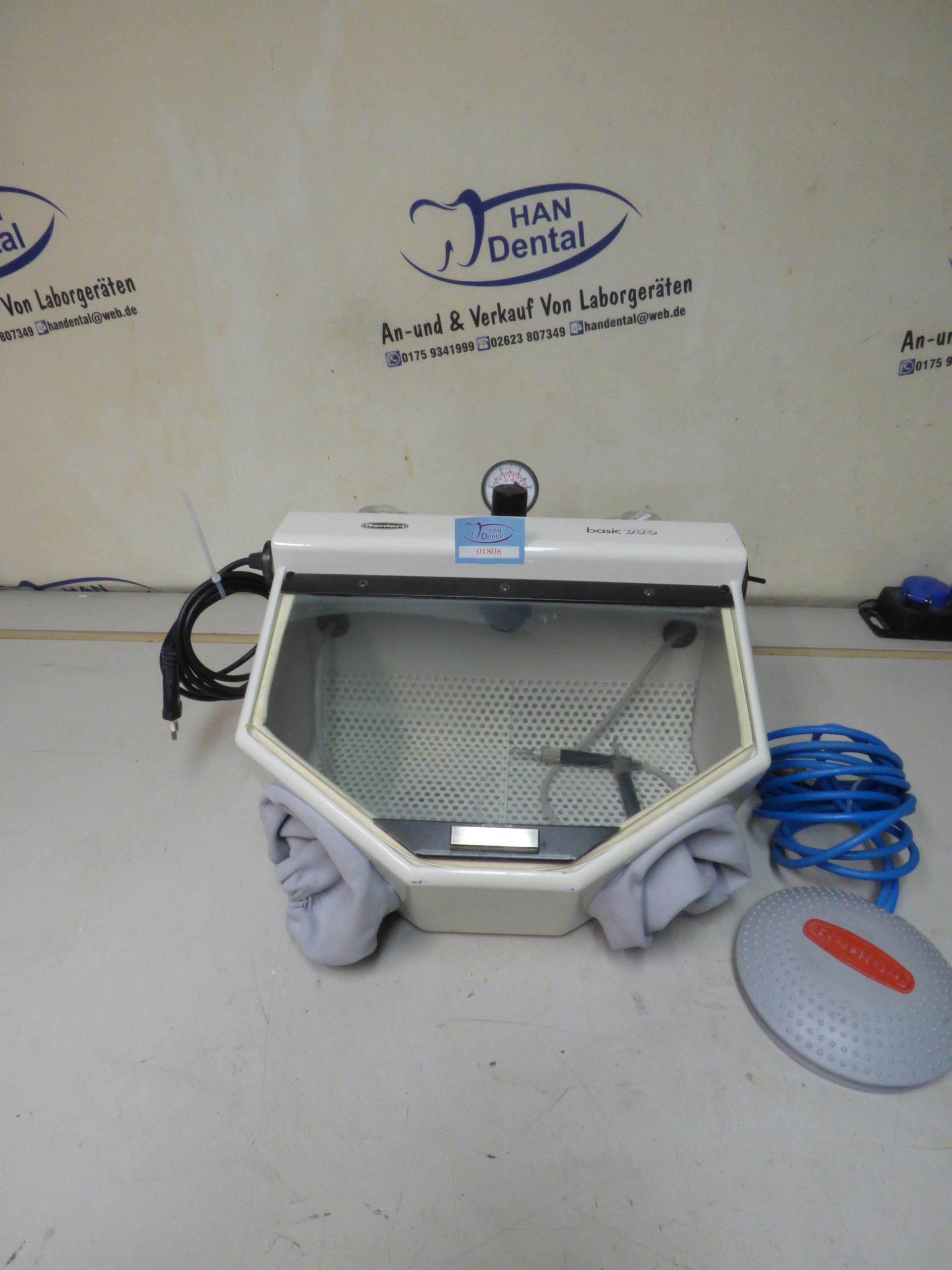 Renfert Basic DUO 2 Kammer Sandfstrahler Dental 01808