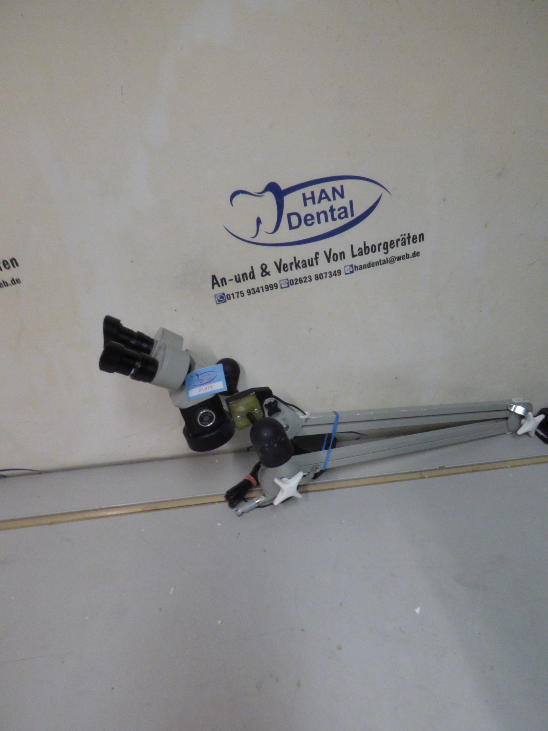 Mikroskop WF.10X Linsen Stereomikroskop Dental Zahntechnik 01819