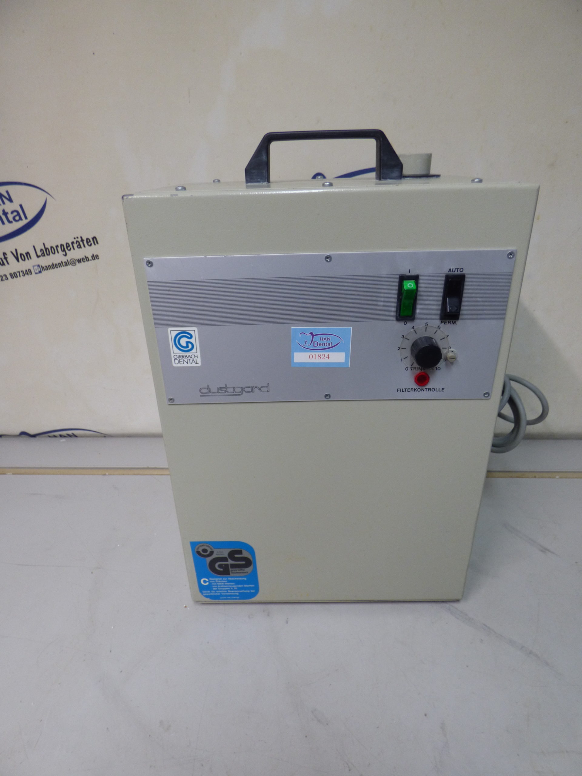 Dustgold TYP RG-611 Absauganlage Absaugung Absaug Dental Zahntechnik 01824
