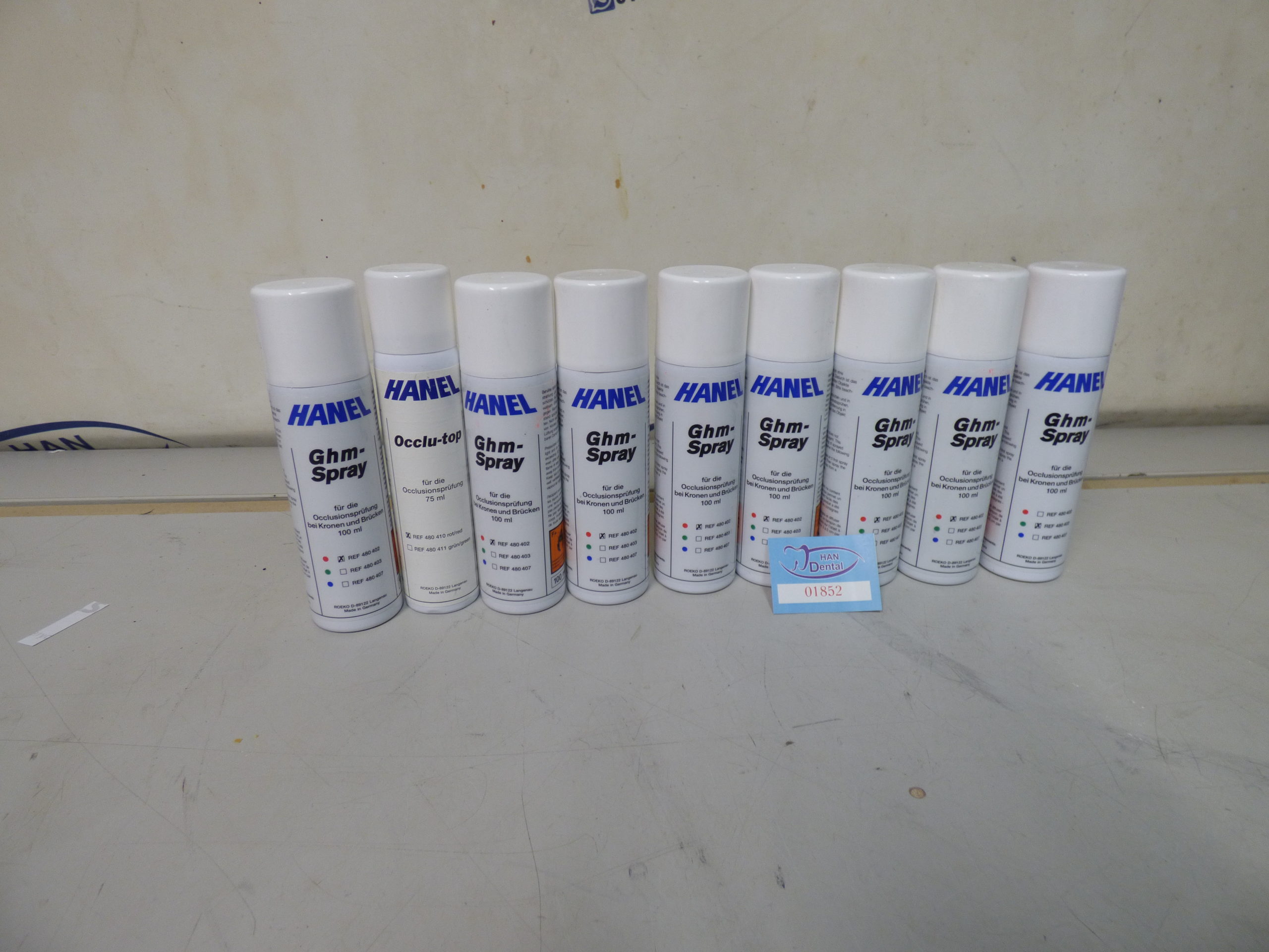 Hanel Occlussionsspray Zahntechnik Dental neu 01852
