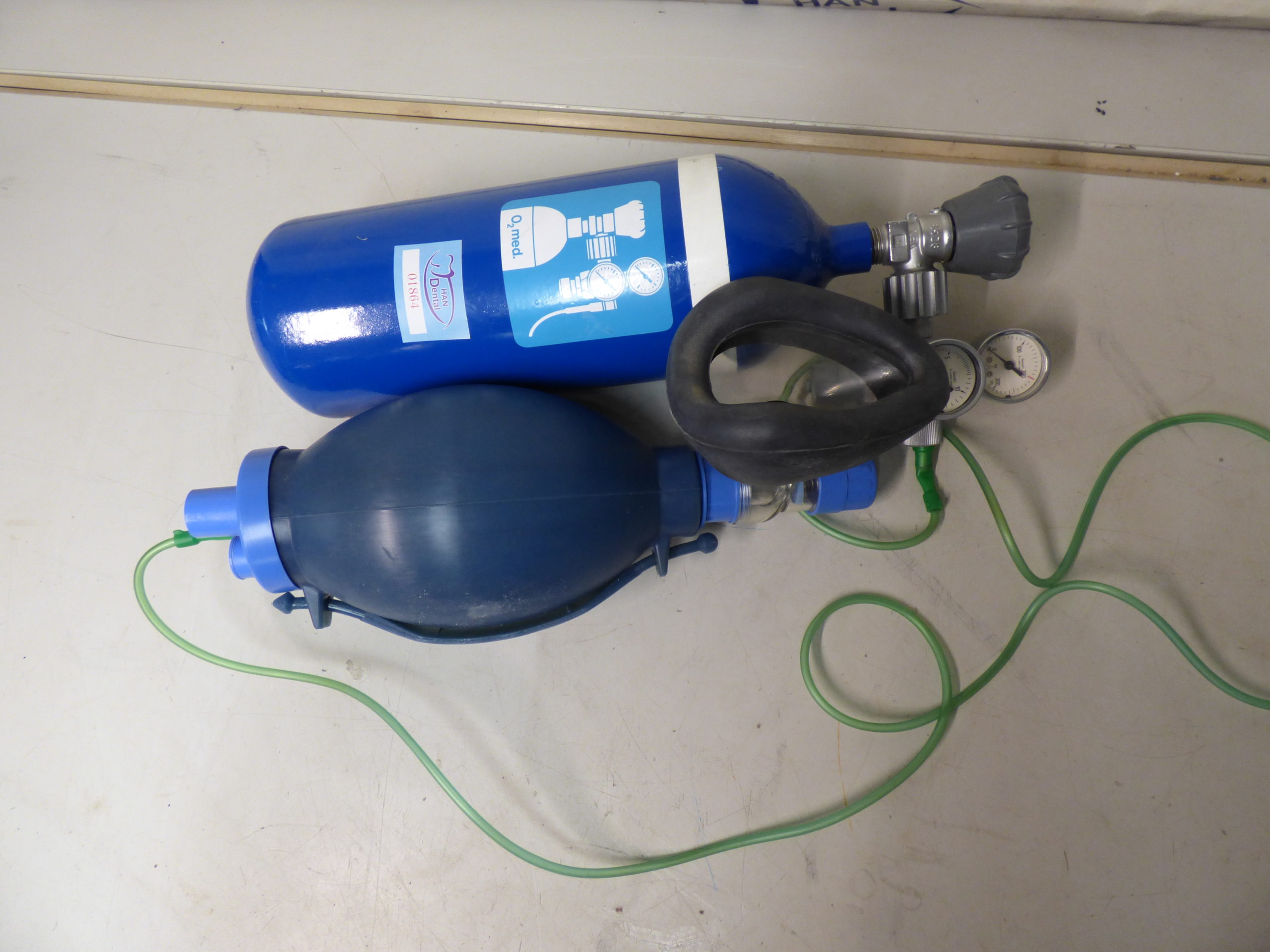 Medizinische Notfallset Sauerstoff-Set SDauerstoff-Notfallset Dental 01864