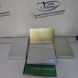 Medizinischer Dental - Normtray mit einsatz+Deckel 4 Trays