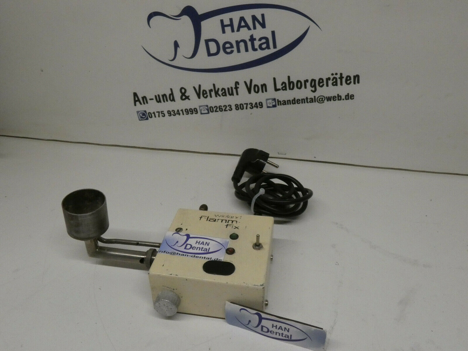 Wieland Flamm Fix IR Bunsenbrenner Laborbrenner für Erdgas 1434 – Bild 3
