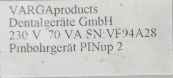 Pinbohrgerät, VARGA #0128 – Bild 4
