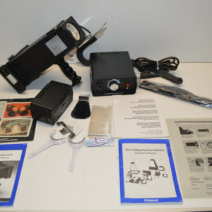 Polaroid CU-5 Dentalkamera sehr viel Zubehör + Koffer 0895