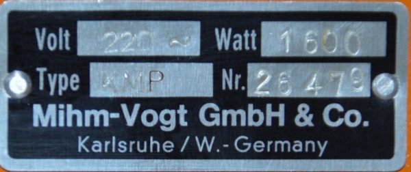 Vorwärmofen, MIHM-VOGT M3, Zahntechnik, Dental #0346 – Bild 5