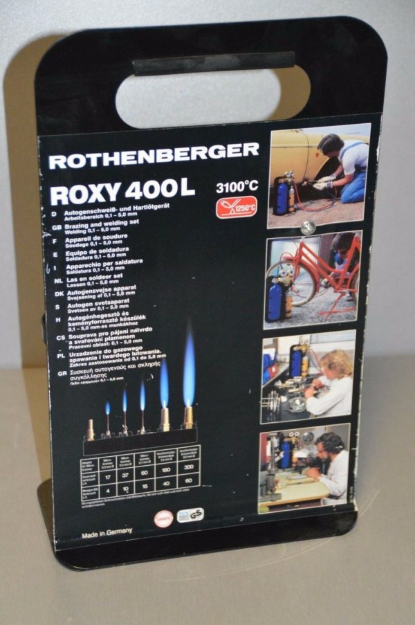 Autogen-Hartlötgerät, ROTHENBERGER, Typ Roxy 400 L #0383 – Bild 4