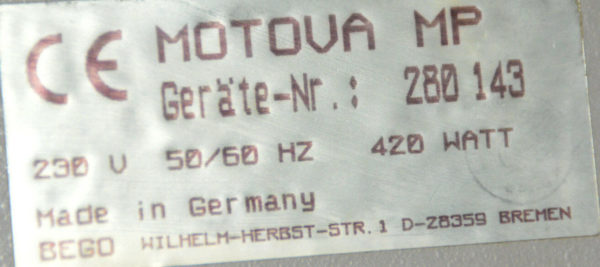 Vakuumanmischgerät/Vakuummixer Bego Motova MP mit zwei Becher #0304 – Bild 6